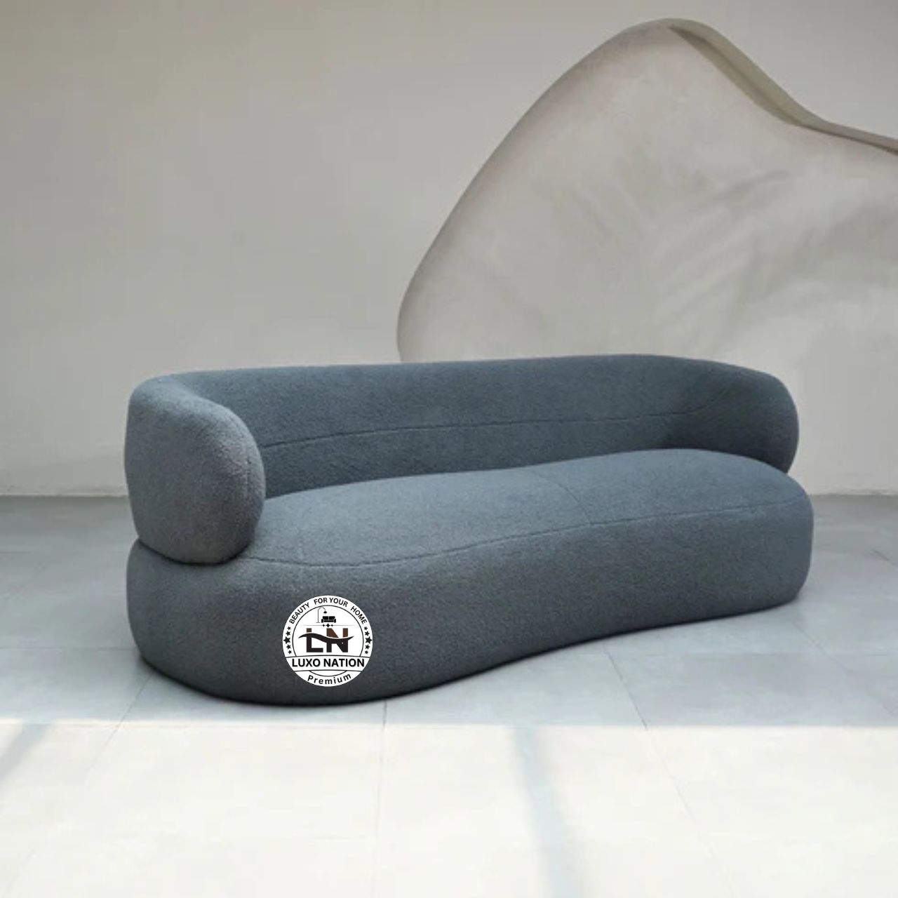 Luxo Nation curve Luxury Sofa β RoyalFlow Elegance Meets Ultimate Comfort